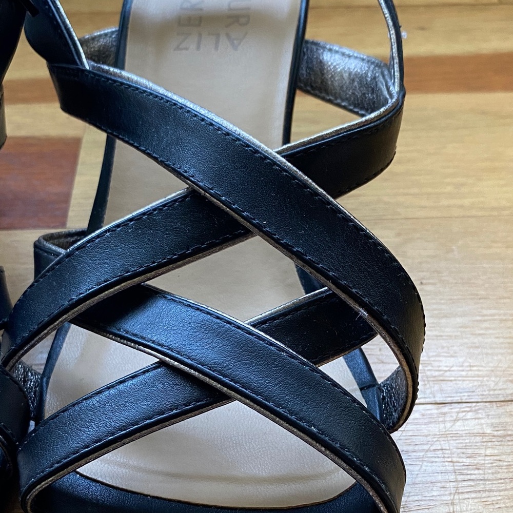 Naturalizer Black Strappy Sandals - Picture 4 of 4